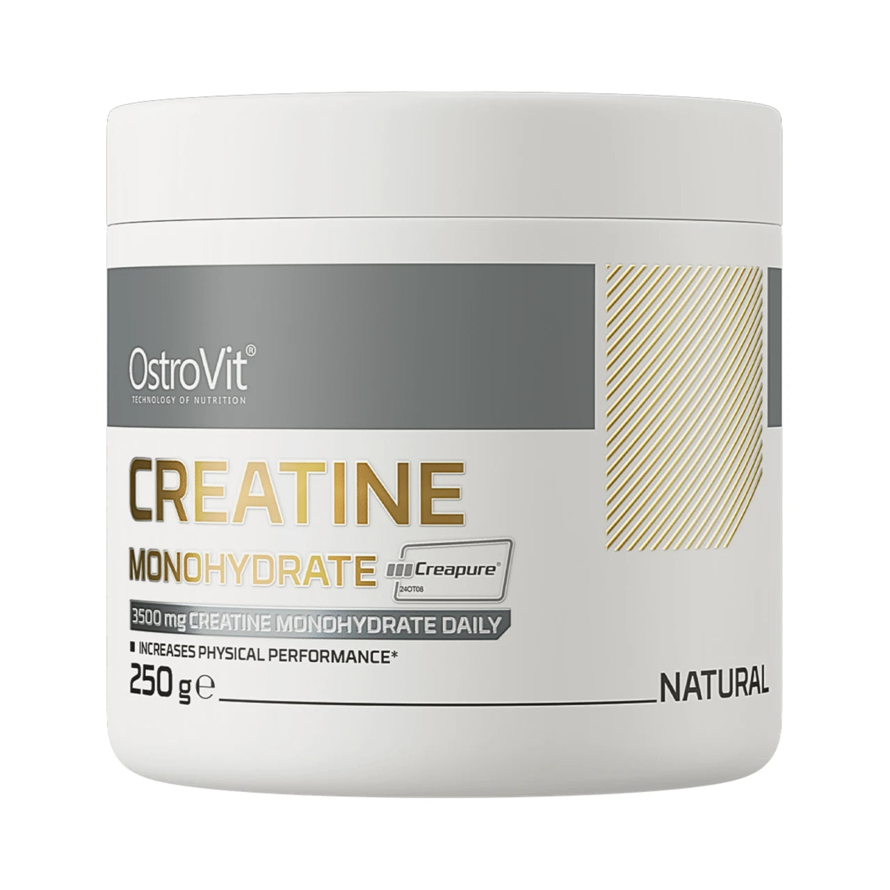 Creatina Monohidrato Creapure 250g Sin Sabor - OstroVit