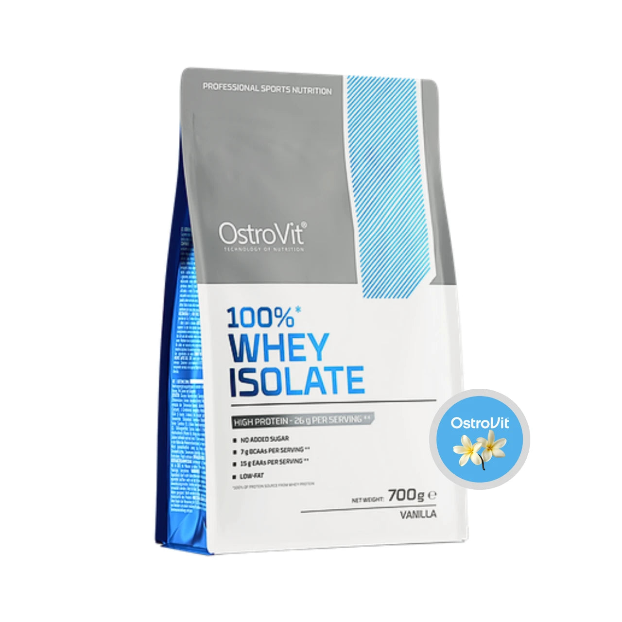 Proteína 100% Whey Isolate 700g Vainilla - OstroVit