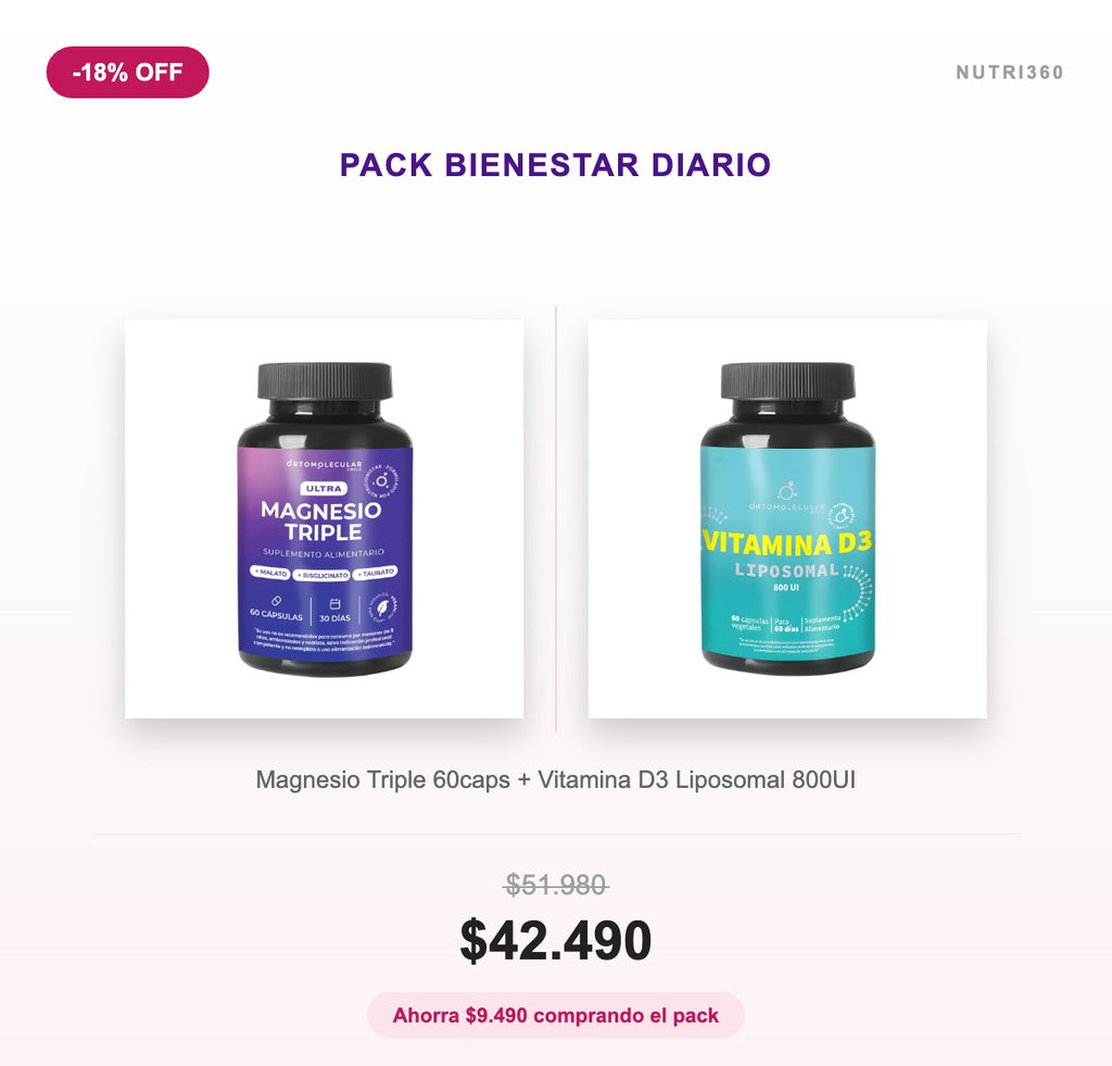 Pack Bienestar Diario - Magnesio + Vitamina D3